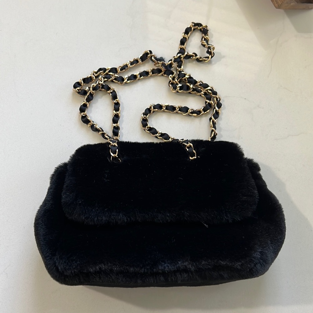 Furry crossbody